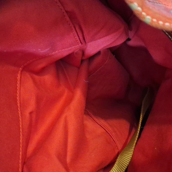 Dooney & Bourke Red Monogram Backpack Bag - Picture 5 of 7